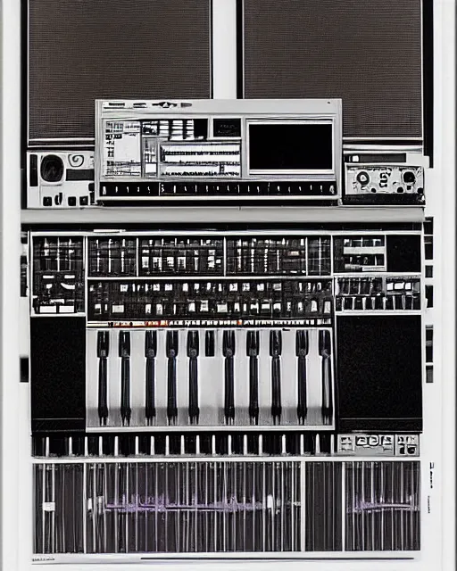 Prompt: roland 808 by Moebius