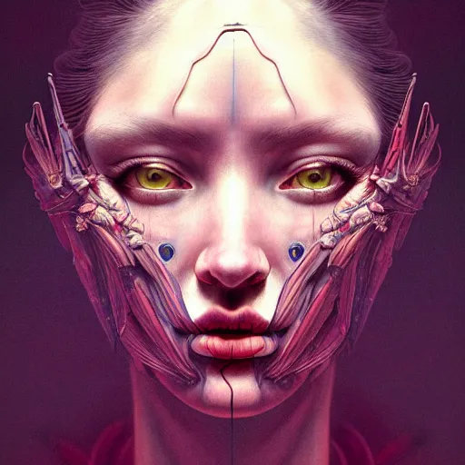 Image similar to Colour Caravaggio style Photography of Beautiful woman with highly detailed 1000 years old face wearing higly detailed sci-fi halo designed by Josan Gonzalez Many details. . In style of Josan Gonzalez and Mike Winkelmann andgreg rutkowski and alphonse muchaand Caspar David Friedrich and Stephen Hickman and James Gurney and Hiromasa Ogura. Rendered in Blender, volumetric natural light