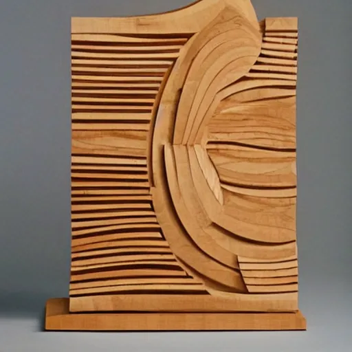 Image similar to a wood masterpiece symbolizing jiggling