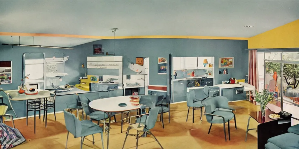 Prompt: 1 9 5 0 s home