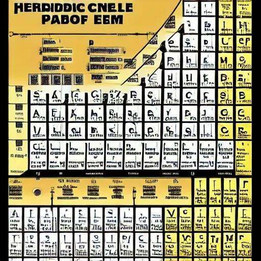 Prompt: periodic table of elements