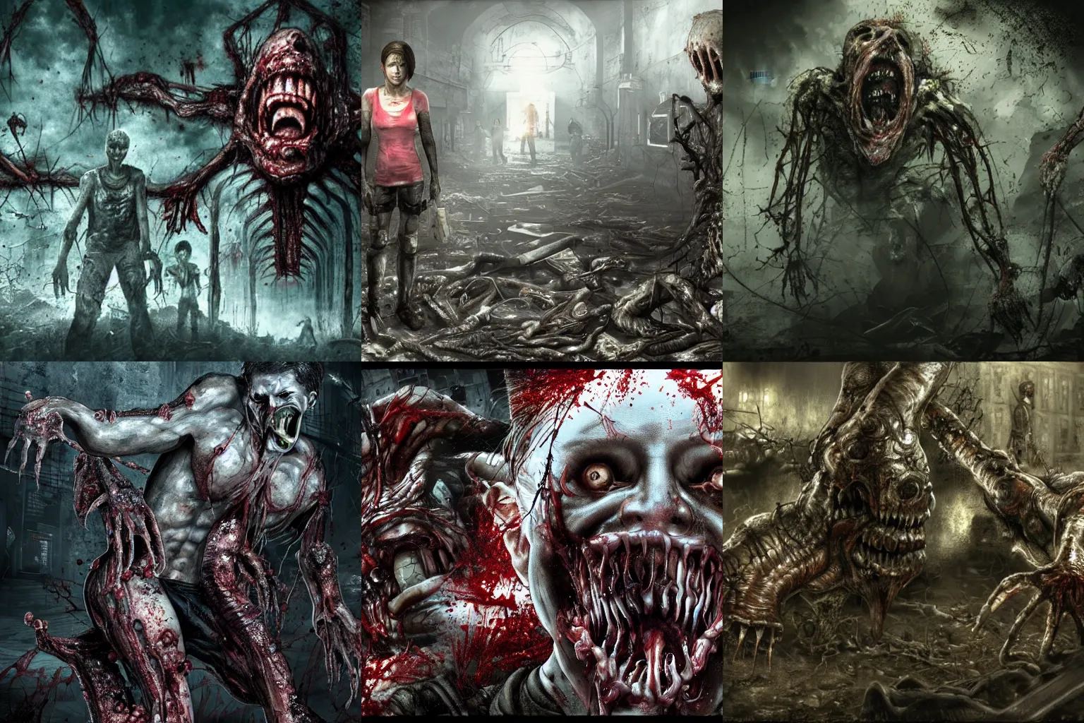 Image similar to Resident Evil virus concept art, nasty, vile, rotten, putrid, highly detailed, horror, scary, terrifying, horrific, hd 4k