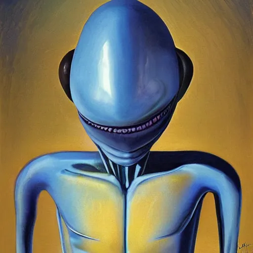 Image similar to alien by wayne thiebaud