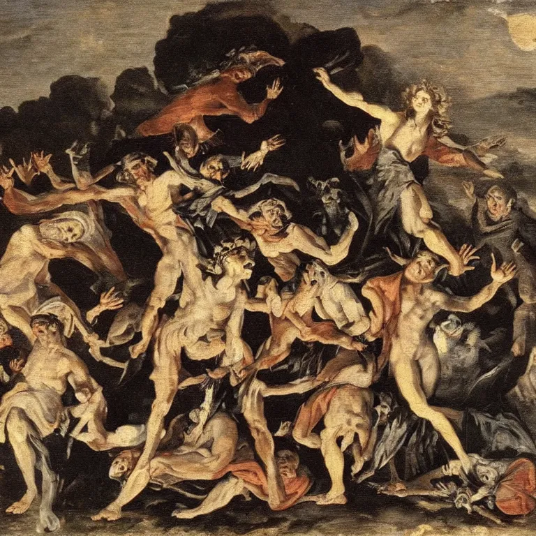 witches sabbath 1 7 9 8 from goya reinterpreted Stable