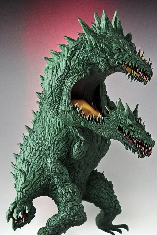 Image similar to kaiju action figure portrait by jason edminton