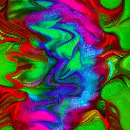 Image similar to beautiful colorful liquid art, neon colors, gradient