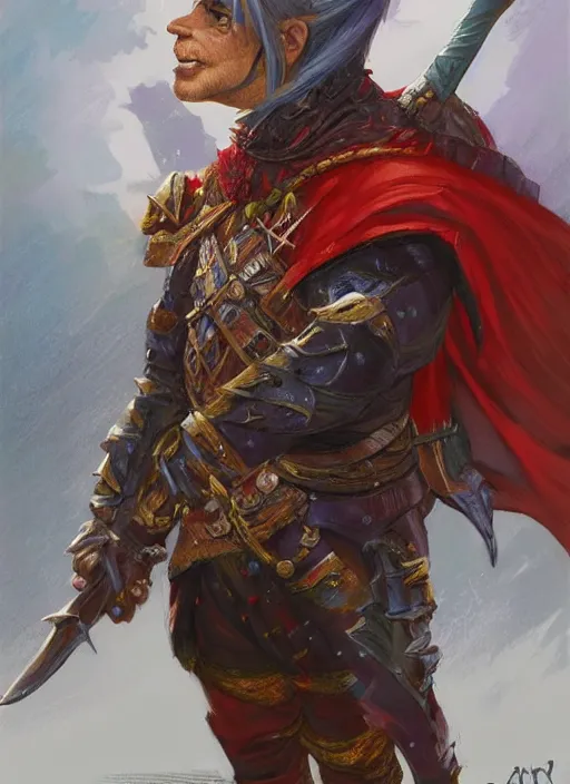 Image similar to royal guard, dndbeyond, bright, colourful, realistic, dnd character portrait, full body, pathfinder, pinterest, art by ralph horsley, dnd, rpg, lotr game design fanart by concept art, behance hd, artstation, deviantart, hdr render in unreal engine 5