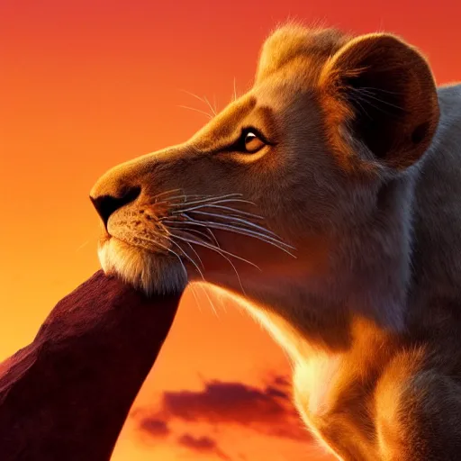 Image similar to live action disney lion king movie with house cats, high detail 8k resulution, oscar award winning, cinematc lighting, anatomically correct