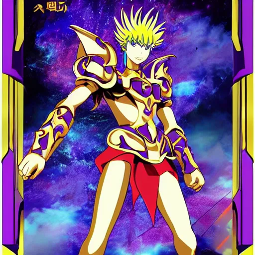 Prompt: aries shion saint seiya knights of the zodiac