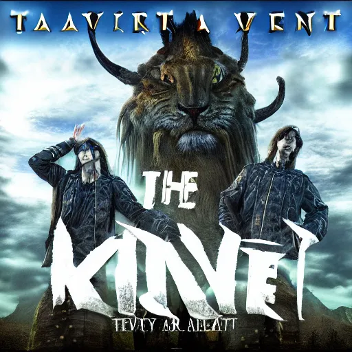 Prompt: The king welcomes you too AVATAR Country - Avatar Swedish Heavy metal band, Realistic, HDR, HDD, Dynamic Lighting