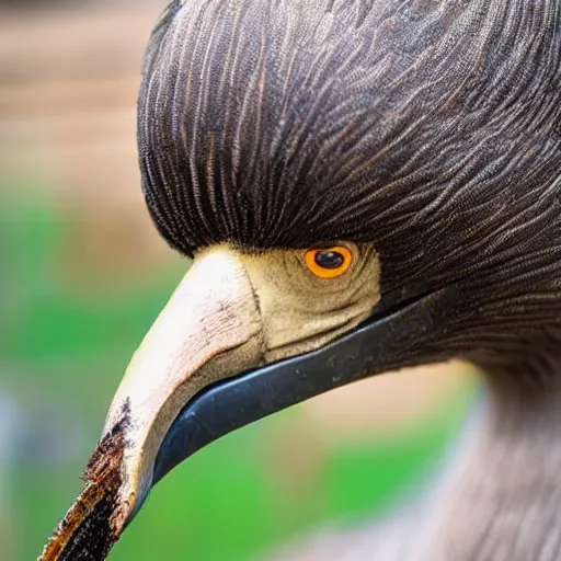 Prompt: real photograph of a dodo bird in a zoo