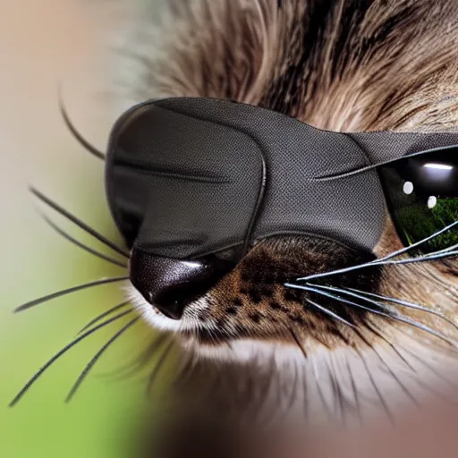 Image similar to a feline housefly - cat - hybrid, animal photography