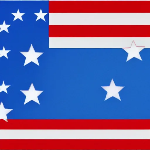 Image similar to flag of a blue country with 4 white stars, ultra detailed, very realistic