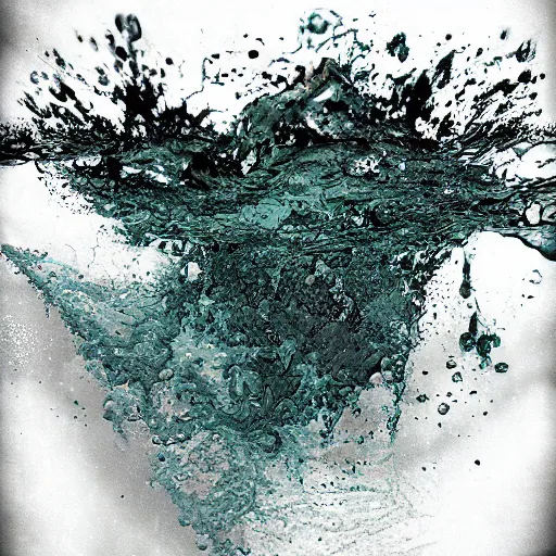 Image similar to melted liquephotographs submerged digitalart