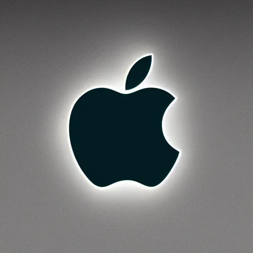 Prompt: Apple logo from 2030, futuristic, artstation, realistic,