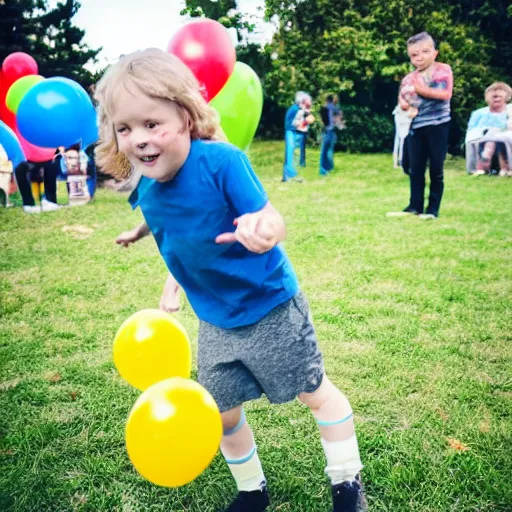 Image similar to rasmus playing at a children's birthday party