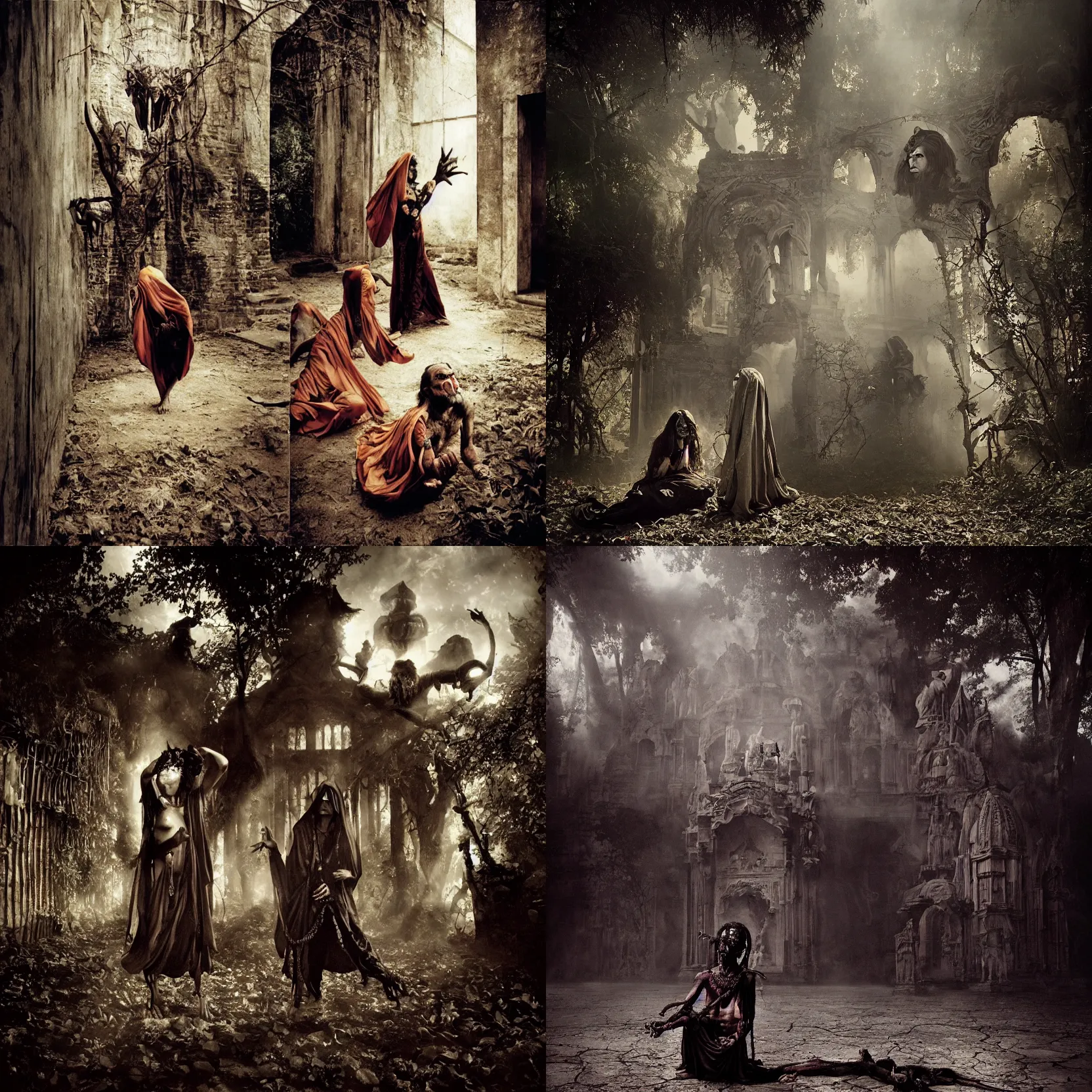 Prompt: a masterpiece photograph of gothic hindu satan, by steve mccurry, by alex webb, by gregory crewdson, by tim walker, shot on large format film camera, cinematic composition, dramatic moment, detailed, beautiful natural lights,