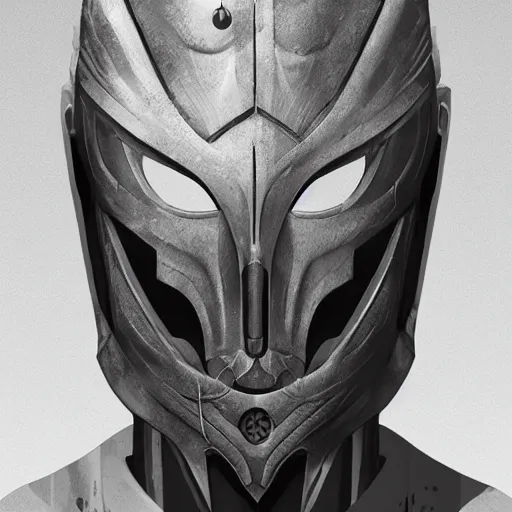 Prompt: mask with a symbol for a society secret, nuclear, concept art by jama jurabaev, extremely detailed, brush hard, artstation, jama jurabaev, sparths, andree wallin, edvige faini, balaskas