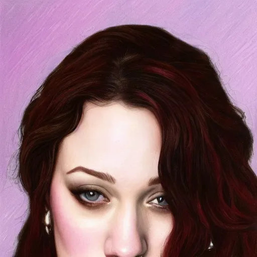 Prompt: Kat Dennings by Livia Prima,beautiful