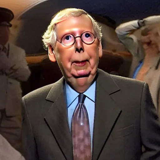 Image similar to Mitch McConnell as a turtle realistic