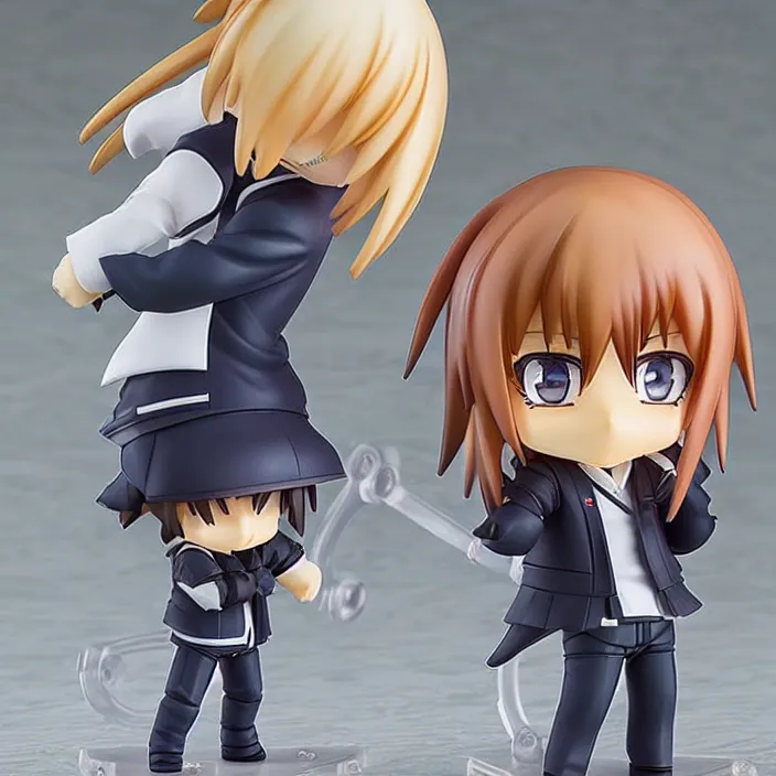 Image similar to takumi fujiwara, an anime nendoroid of takumi fujiwara, figurine, detailed product photo