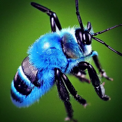 Prompt: “blue bee”