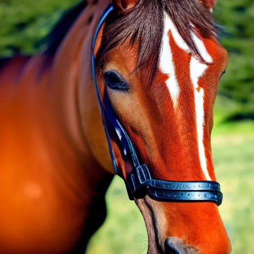 Image similar to close up photograph of horse with a shotgun snout, shotgun instead of snout, shotgun!! horse hybrid, the horse head was replaced with a shotgun, stoner eyes, 8 k resolution