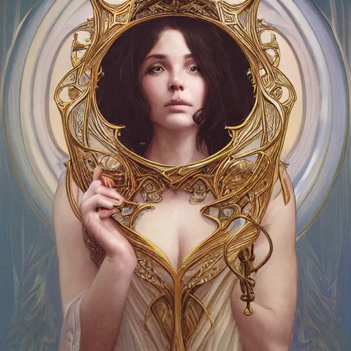 Image similar to a strange harp, d & d, fantasy, intricate, elegant, symmetrical face, highly detailed, digital painting, artstation, concept art, smooth, sharp focus, illustration, art by artgerm and greg rutkowski and alphonse mucha