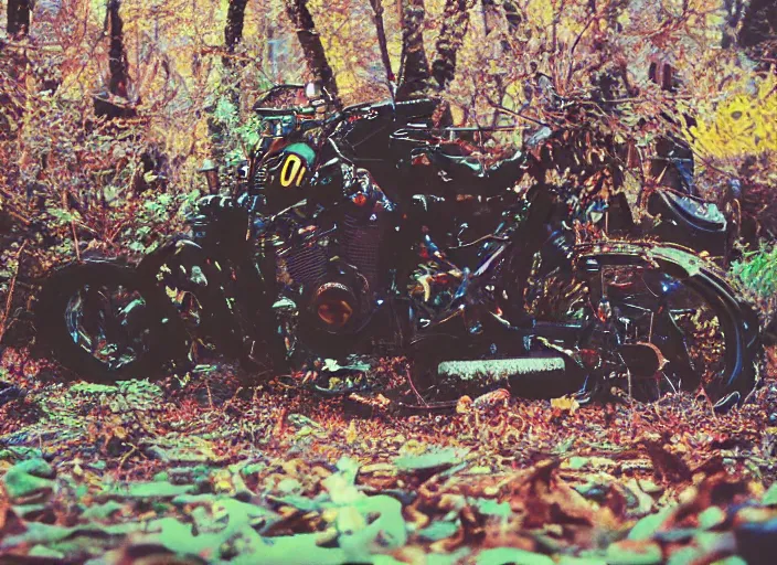Image similar to photo of the beast with a million eyes, fujifilm velvia 5 0