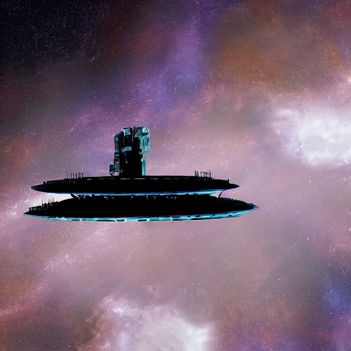 Image similar to amish space ship from the expanse