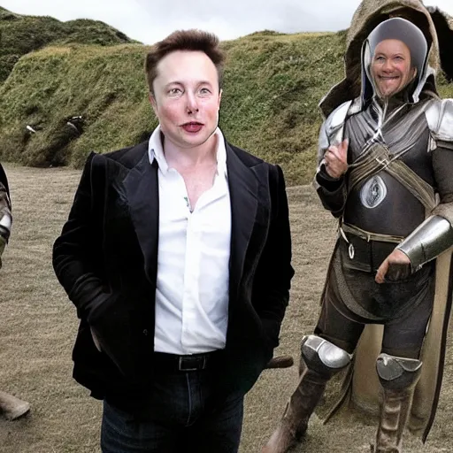 Image similar to elon musk in lord of the rings