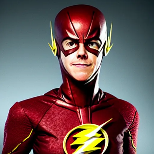 Image similar to tig notaro as the flash, unmasked, photo, detailed, 4 k