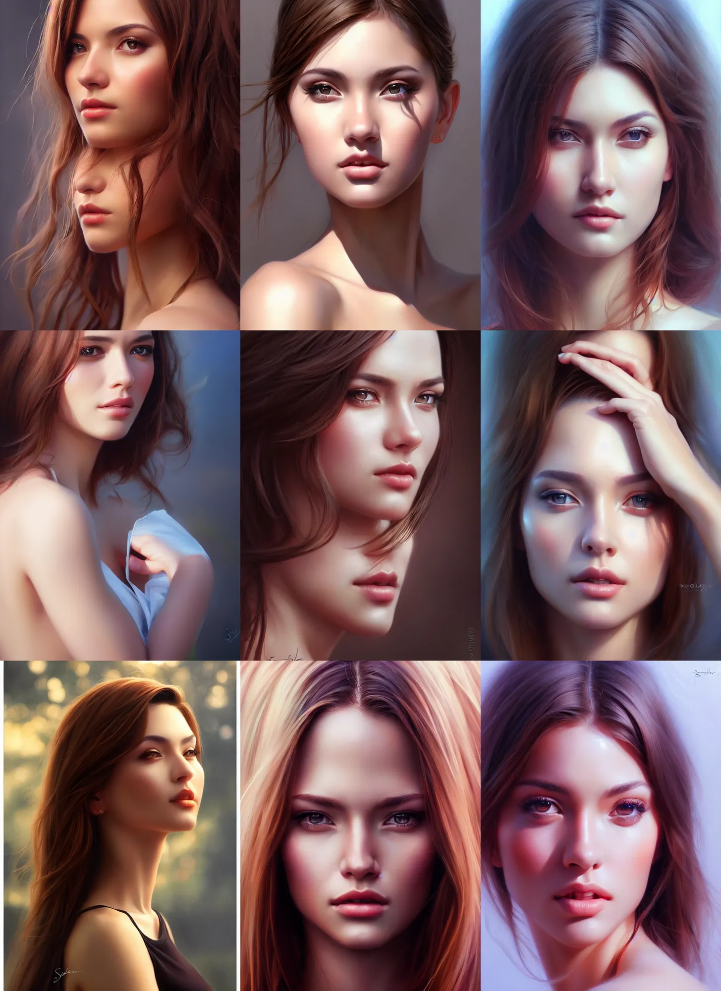 Image similar to photo of a gorgeous young woman in the style of stefan kostic, realistic, sharp focus, 8k high definition, insanely detailed, intricate, elegant, art by stanley lau and artgerm