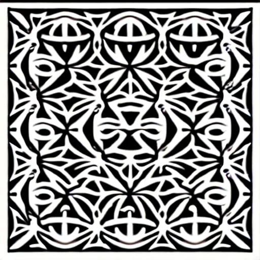 Image similar to vector art panel for cnc plasma, laser, modern design pattern