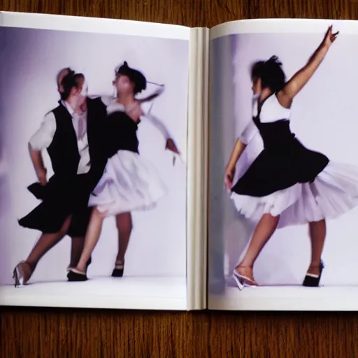 Image similar to flipbook photos of dancing