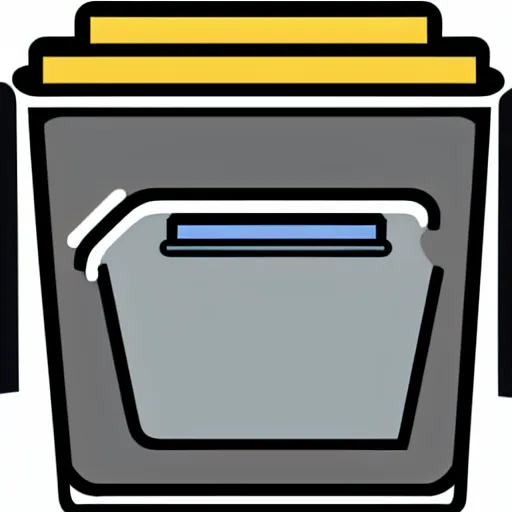 Prompt: icon of a computer folder