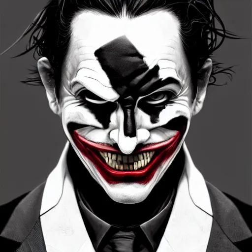 Image similar to joker wear anonymous mask, digital art, photorealistoc, art by greg rutkowski, hyperdetailed, western comic style, comic, comic style, sharp lineart, professional lighting, deviantart, artstation, trevor henderson, rossdtaws, cinematic, dramatic