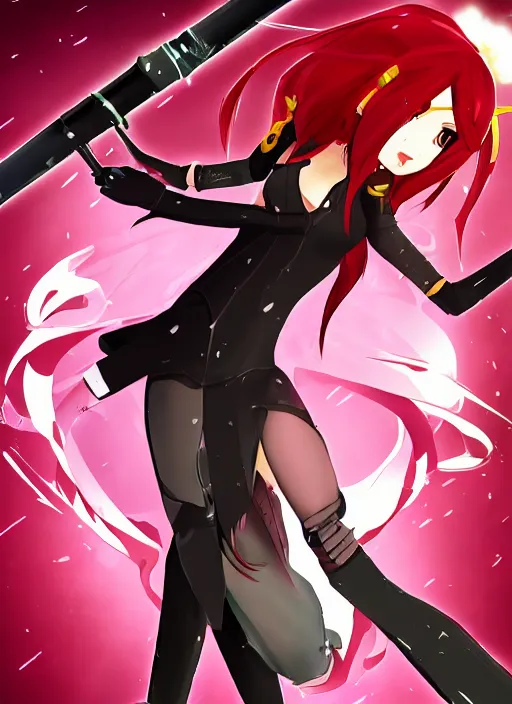 Image similar to rwby neo