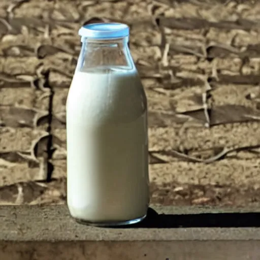 Image similar to bottle of milk inside a jail