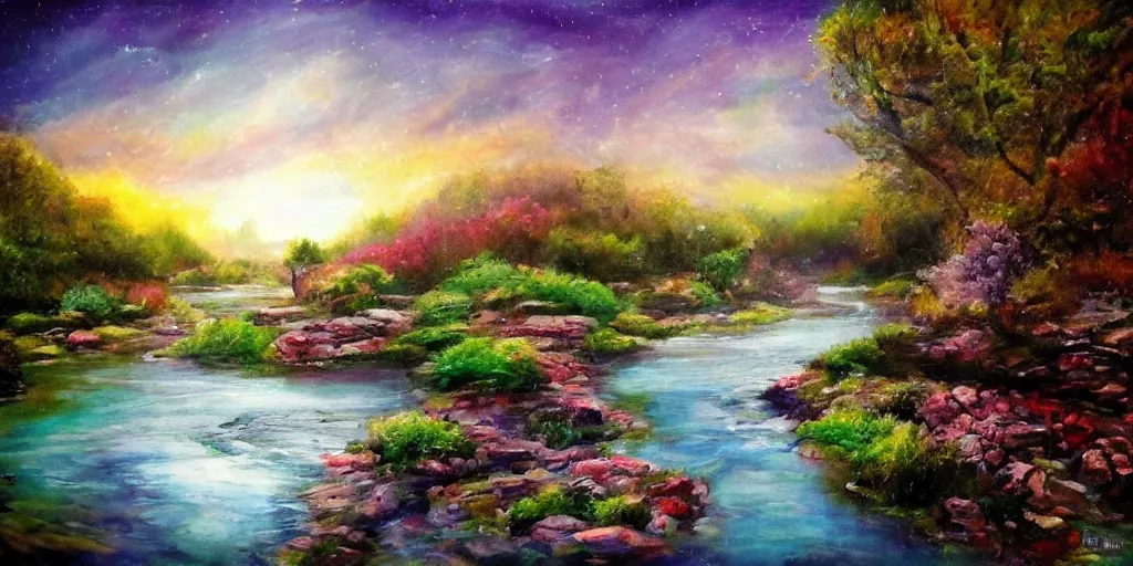 Prompt: river of dreams