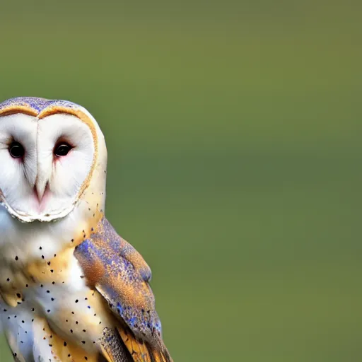 Image similar to barn owl with a silly hat