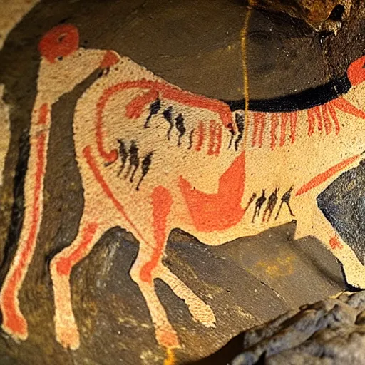 Image similar to hunting, altamira cave painting