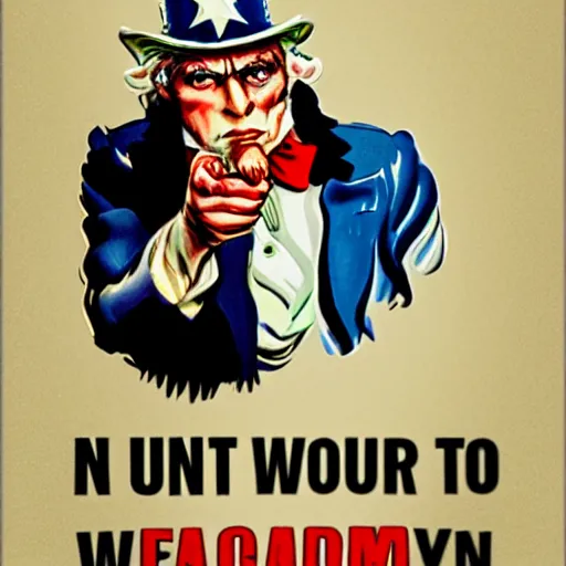 Image similar to if uncle sam was a real person