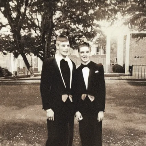 Image similar to vintage gay couple on high school prom