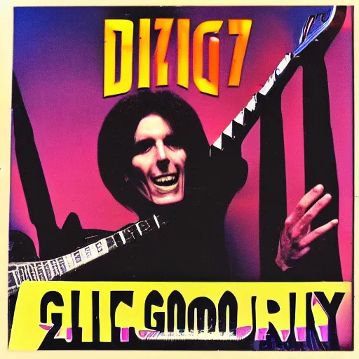 Prompt: ziggy played guitar jamming good with weird and gilly and the spiders from mars he played it left hand but made it too far became the special man then we were ziggy's band, inspired by mario martinez