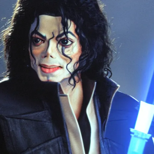 Image similar to Michael Jackson as anakin skywalker in star wars episode 3, 8k resolution, full HD, cinematic lighting, award winning, anatomically correct