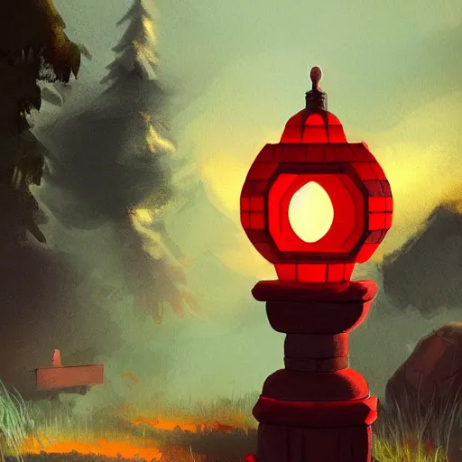 ArtStation - Old Lantern Bright