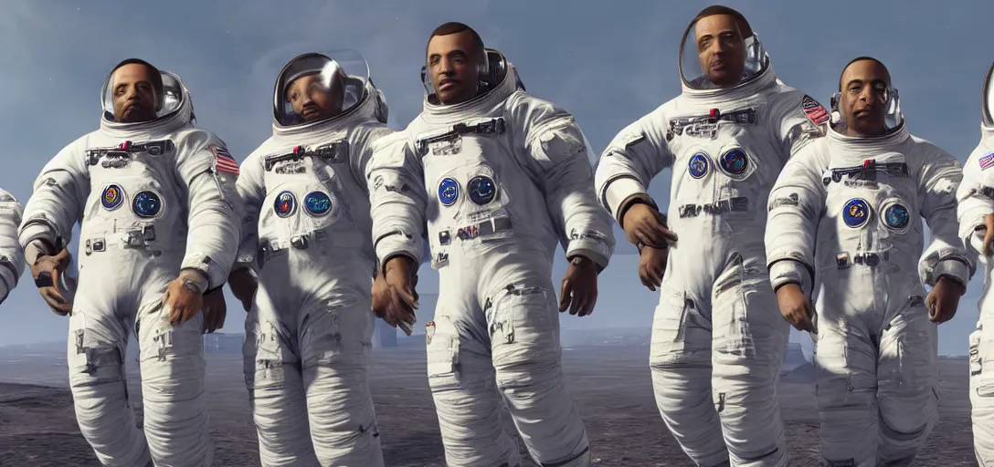 Image similar to Astronauts in GTA 5 Loading Screen Style