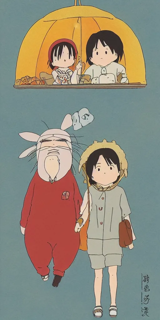 Image similar to greeting card, love, by studio ghibli and hayao miyazaki, warm colors, cozy