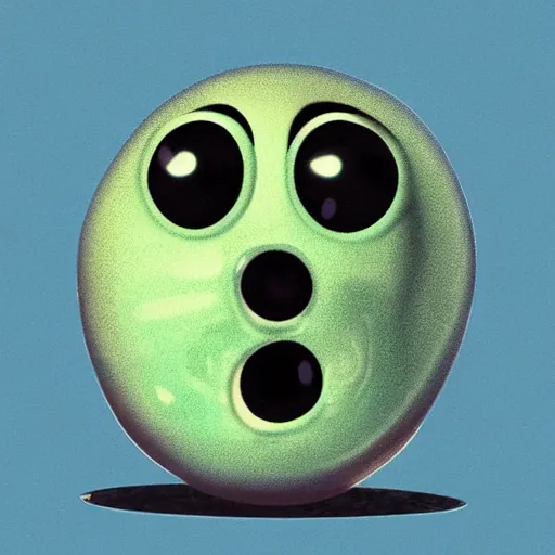 Image similar to a squishy blob of slime filled with eyeballs with 100 legs